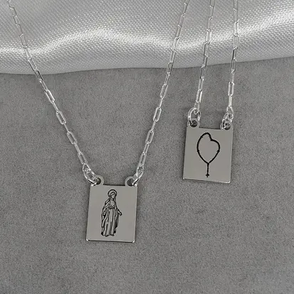 ESCAPULÁRIO NOSSA SENHORA DAS GRAÇAS/TERÇO
